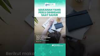 Inilah Makanan yang Harus Dihindari saat Sahur agar Puasa Lancar, Makanan Asin dan Tinggi Gula