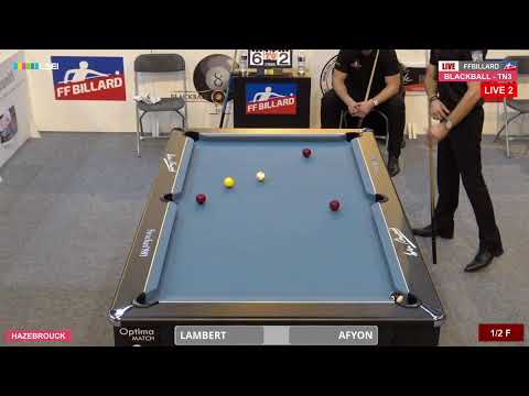 19/20 - FFB - BLACKBALL - BLACKBALL MASTER - 1/2 FINALE - LAMBERT VS AFYON
