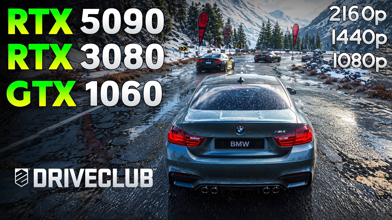 Driveclub PC Port : RTX 5090, RTX 3080, GTX 1060 | 1080p | 1440p | 4K