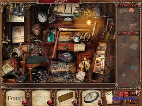Mortimer Beckett and the Secrets of Spooky Manor STAGE 7 (Second Floor) STUDY 1 of 5