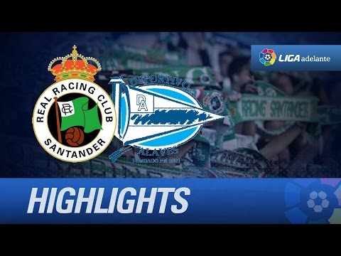 Resumen de Racing de Santander (1-1) Deportivo Alavés - HD