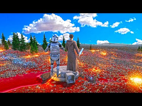 4 Million Human Army against JEDI & CLONE TROOPERS !!  Ultimate Epic Battle Simulator 2 | UEBS 2