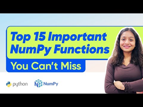 Top 15 Numpy Functions For Data Analysis Using Python Data Analysis Python Data Analysis