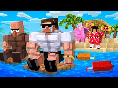 STRONG Carry and Doorbin Were Kicked Off the ISLAND by FAT GIRLS in Minecraft..