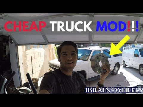 One of the EASIEST Ways to MOD Your Truck??? Installing WHEEL SPACERS!