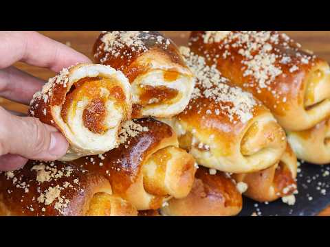 Better than Cinnamon Rolls! Awesome Apple Jam Rolls. Ukrainian Baking Recipe