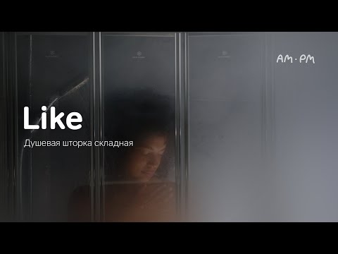 Миниатюра изображения товара Стеклянная шторка для ванны AM.PM Like W80BS-100-140CT