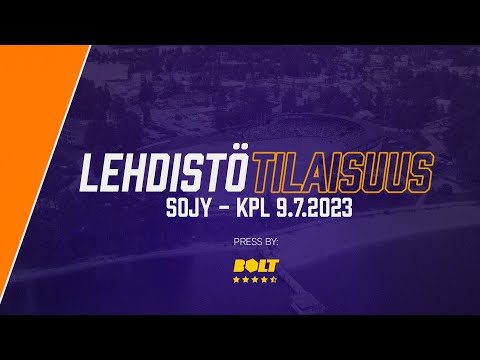 Bolt lehdistötilaisuus: SoJy - KPL 9.7.2023