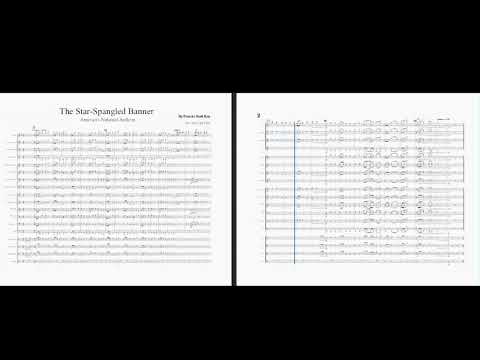 Star-Spangled Banner Marching Band Arrangement by StarvingTuba(me)