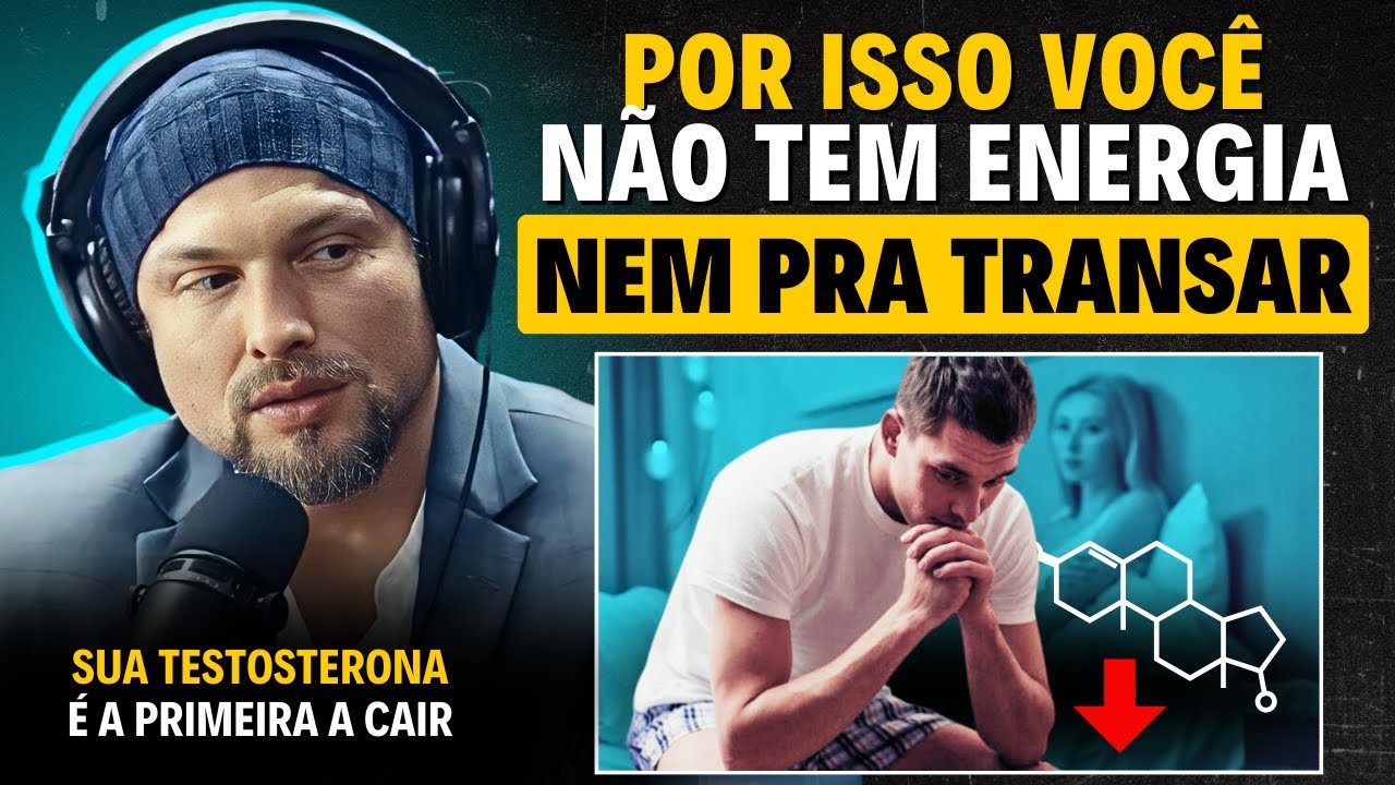 Como seus HÁBITOS REDUZEM sua TESTOSTERONA | Paulo Muzy
