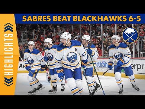 Full Game Highlights From Sabres Comeback Victory Over Chicago | Buffalo Sabres