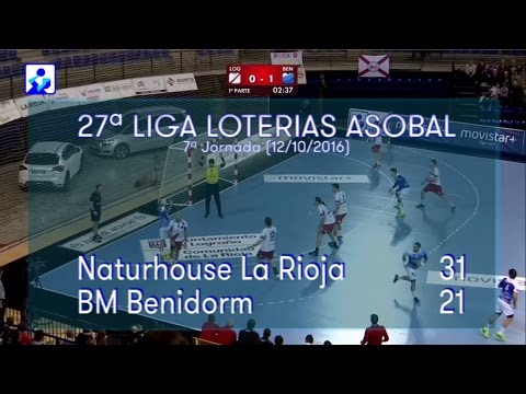 LIGA LOTERIAS ASOBAL J07 Naturhouse La Rioja - BM Benidorm 31 - 21