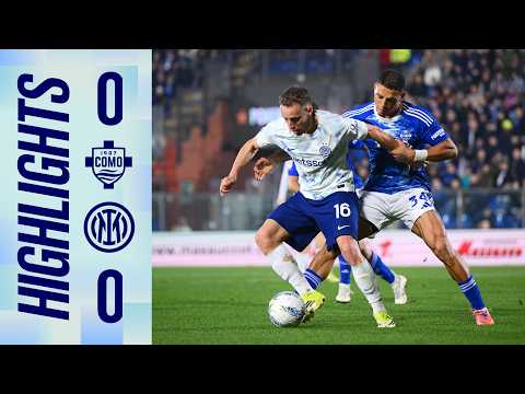 GOALLESS IN THE FIRST LEG ✖️ | COMO 0-0 INTER | COPPA ITALIA HIGHLIGHTS