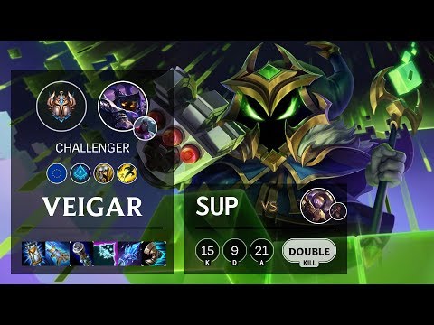Veigar Support vs Blitzcrank - EUW Challenger Patch 10.7