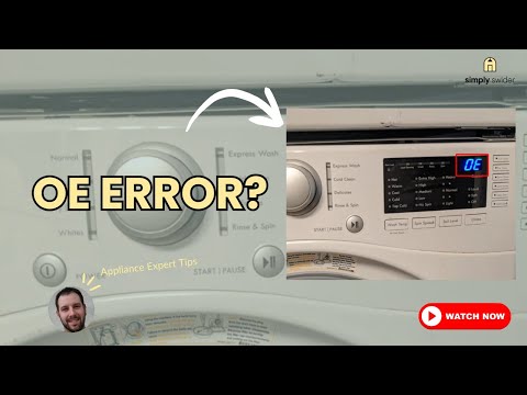 Kenmore Washer Oe Code