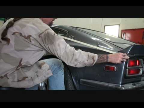 1972 Datsun 260 Z S.C.C.A. - How To Install "FENDER FLARES". Part 4