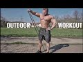 Outdoor Bodybuilding Workout / Muskelabbau verhindern - Fight Corona