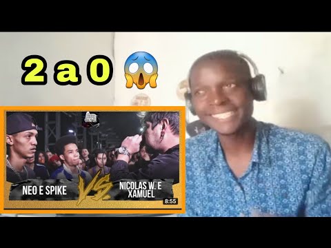 Moçambicano Reagindo: NEO E SPIKE X NICOLAS WALTER E XAMUEL  - BATALHA DO COLISEU - EDIÇÃO 100