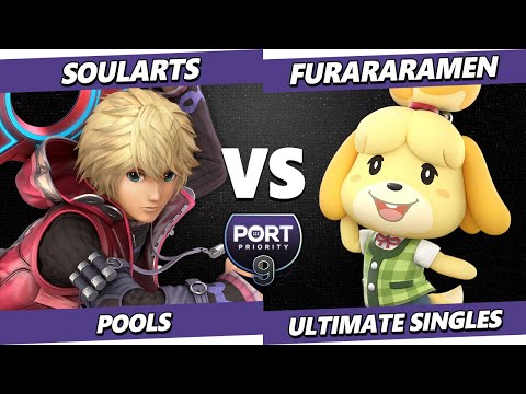 Port Priority 9 - SoulArts (Shulk) Vs. Furararamen (Isabelle, Wii Fit Trainer) Smash Ultimate - SSBU