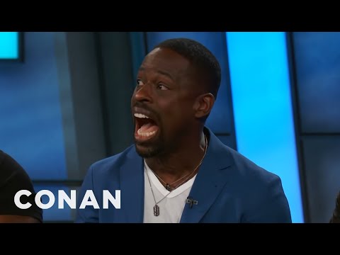 Sterling K. Brown Does "Get To The Choppa!" | CONAN on TBS