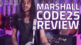 Marshall CODE25 Combo Amplifier Review - A Modelling Amp Ideal For Gigging