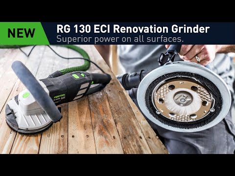 RG 130 ECI Renovation Grinder (Sneak Preview) 30s