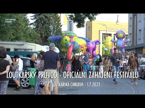72. LOUTKÁŘSKÁ CHRUDIM - průvod - oficiální zahájení - TEATRO OCULUS - 1.7.2023