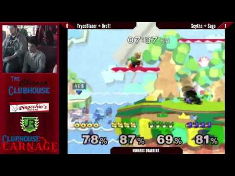Clubhouse Carnage Doubles  WINNERS QUARTERS - TryceBlazer + Oro?! vs Scythe + Sago