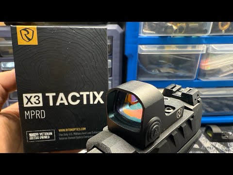 2025 Riton x3 tactix mprd red dot unboxing