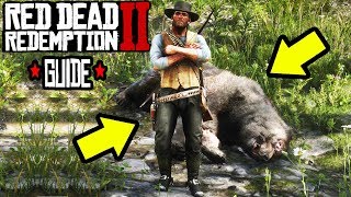 LEGENDARY BEAR Red Dead Redemption 2 GUIDE! Legendary Bear Pelt Tips and Tricks!