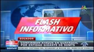 preview picture of video 'Gigantesco Robot ataca a la Ciudad de Guayaquil'