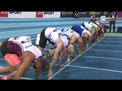 Liévin 2018 : Finale 60 m haies M (Aurel Manga en 7''53)