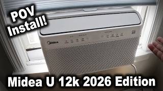 How to Install Midea U Window Air Conditioner | 12,000 BTU U-Shaped POV Installation