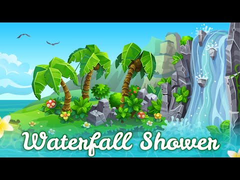 Guided Meditation for Kids | WATERFALL SHOWER | Mindfulness Meditation for Children