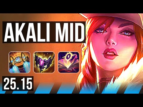AKALI vs YONE (MID) | 13/1/4, Legendary | KR Challenger | 25.15