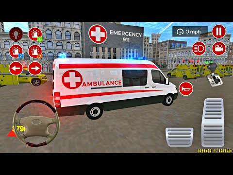 🚑US Ambulance Driving Simulator🚑 - Van Ambulance Emergency New Update - Best Android Gameplay
