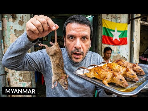 I tried the most BIZARRE foods in Myanmar!! 🇲🇲