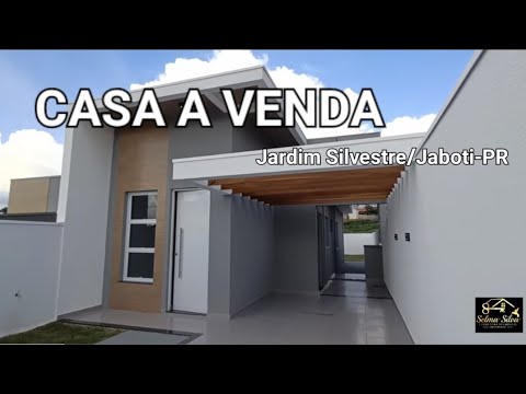CASA NOVA A VENDA 2 QUARTOS DE LAJE MUITO LINDA NO JARDIM SILVESTRE EM JABOTI PARANÁ