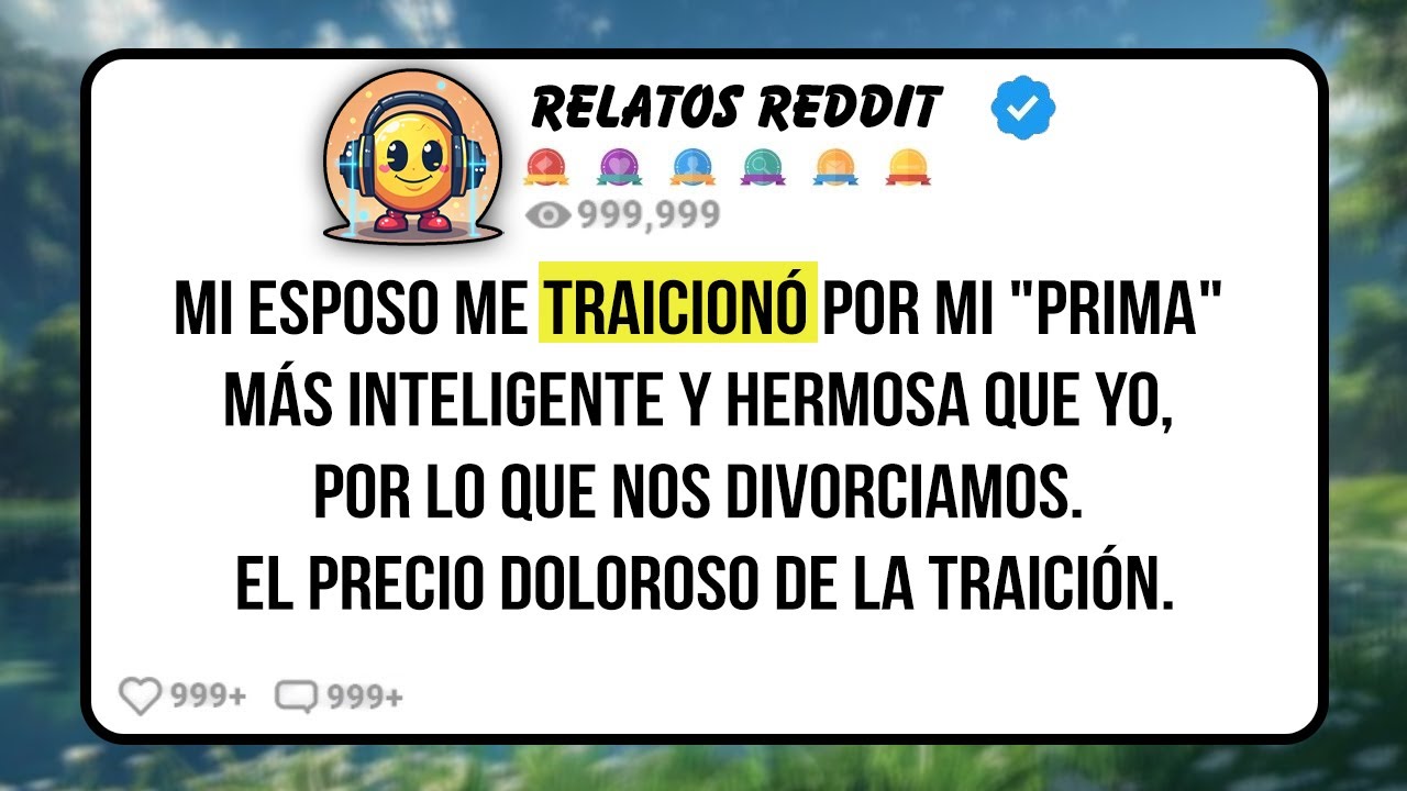 Mi ESPOSO me TRAICIONÓ por mi "PRIMA" más INTELIGENTE y HERMOSA que yo, por lo que nos DIVORCIAMOS