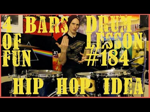 4 Bars Of Fun - Hip Hop - Kick Drum Workout - Lesson #184