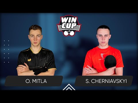 00:15 Oleksii Mitla - Serhii Cherniavskyi West 6 WIN CUP 07.06.2024 | TABLE TENNIS WINCUP