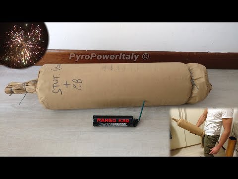 125mm Italy Stutata Cylinder Shell - INTRECCIO COLORE + CONTROBOMBA | 5"Inch Zylinderbombe [New Cam]