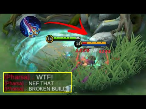 BEST HIGH DAMAGE BROKEN BUILD GOOD BYE OLD CHOU😢|💎Skin Giveaway💎| MLBB✓