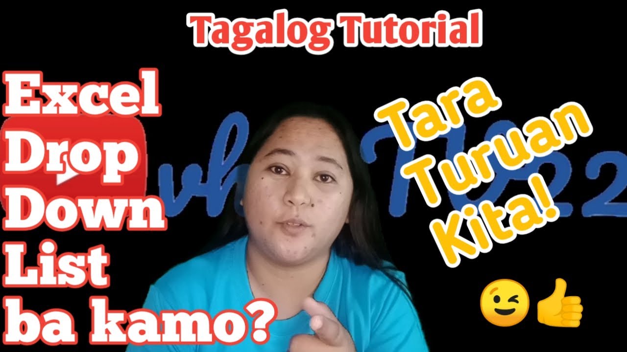 Vlog38: How to Create a Drop Down List in Excel Tagalog Tutorial