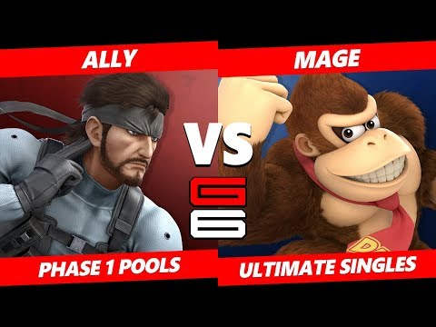 Genesis 6 SSBU -  Ally (Snake) VS  Mage (Donkey Kong) Smash Ultimate Pools