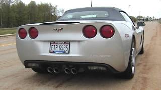 21009BLK Axle-Back Exhaust System 2005-2008 Chevy Corvette - video thumbnail 2