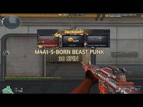 CFPH: JACKPOT M4A1 BORN BEAST PUNK 30 SPIN