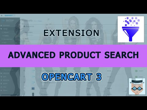 Overview of Advanced Product Search extension for Opencart 3
