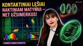 Kontaktiniai lęšiai, leidžiantys matyti tamsoje — net užsimerkus | Trumpa fizikos paskaita