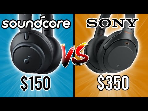 CAN $150 ANC HEADPHONES BEAT $350 ONES?! | Soundcore Space Q45 vs Sony WH-1000XM4